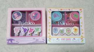 Set de pastelería infantil hadas y búhos