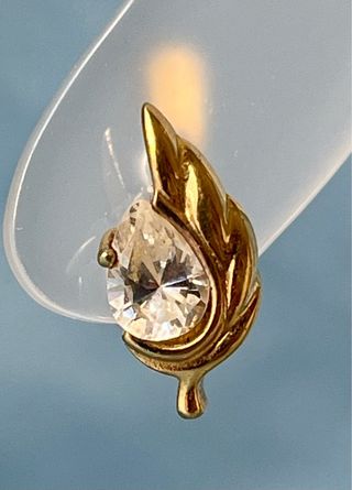 Conjunto Anillo y Pendientes Chapados Oro