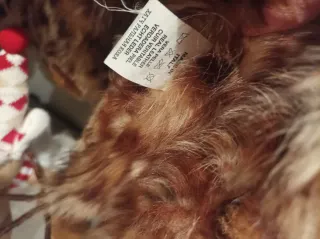 Chaqueta Piel y Ante Mujer Beige/Marrón