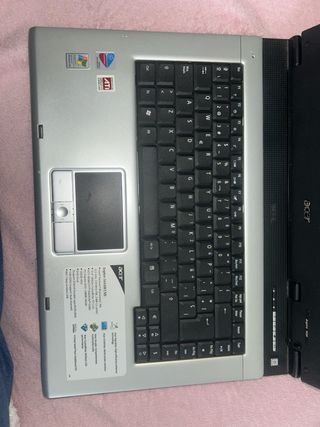 Portátil Acer gris/plateado para piezas