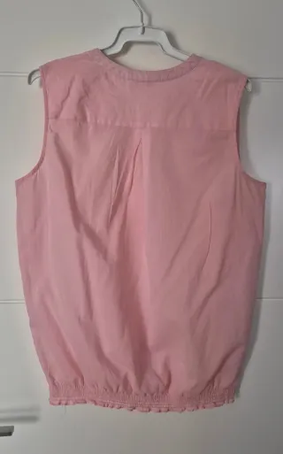 Blusa Esprit sin mangas rosa Talla S