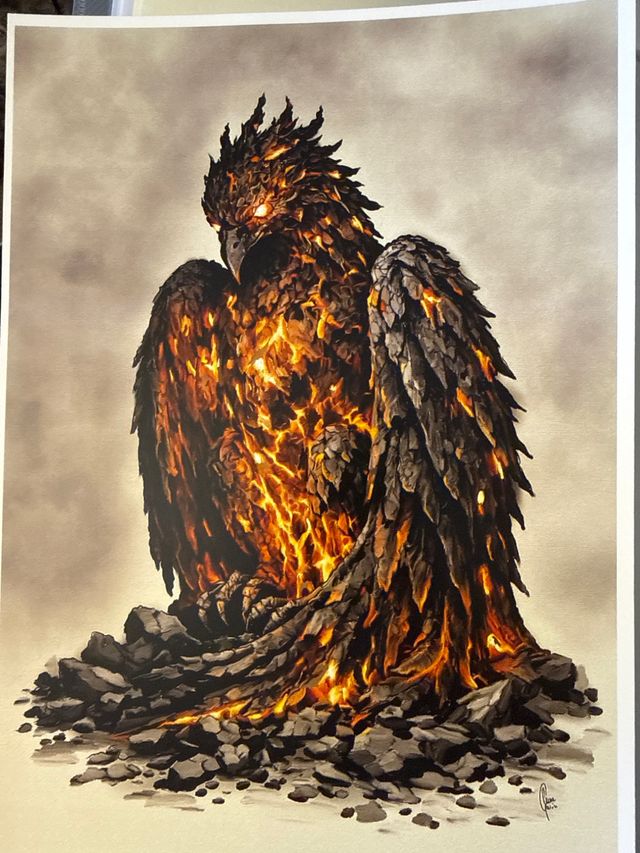 Ilustración Fénix Renaciendo
