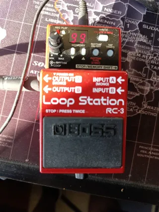 Boss RC-3 Loop Station Pedal.