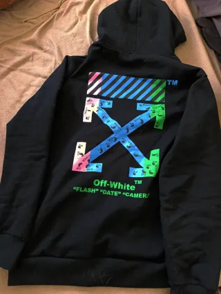 Sudadera Off-White Negra Talla XL