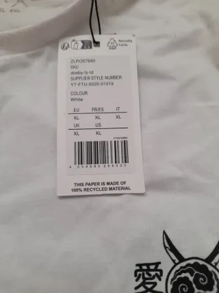 Camiseta YOURTURN Estampado Japonés XL