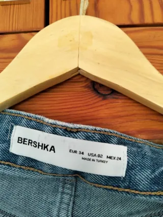 Vaqueros Baggy Bershka Azules