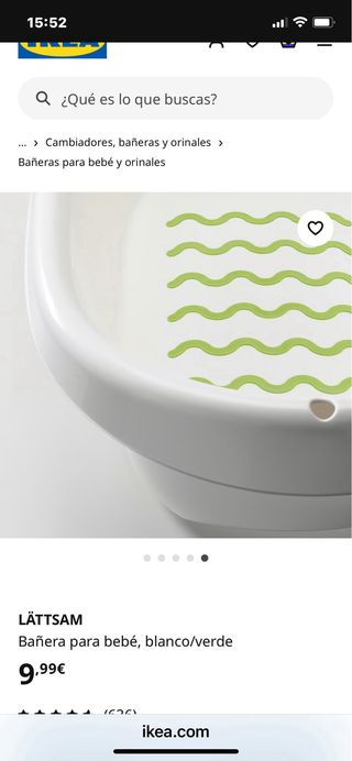 Bañera bebé Ikea