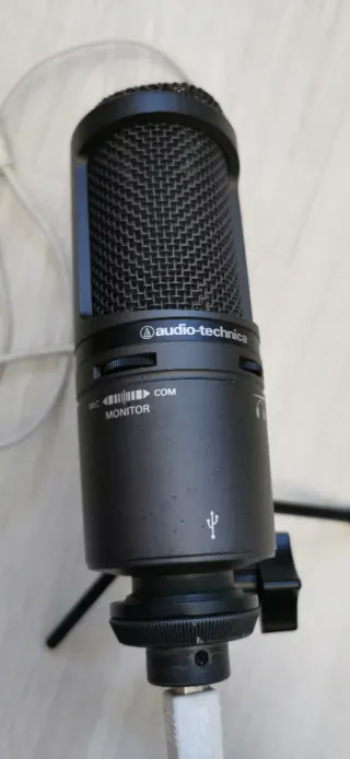 Micrófono Audio-Technica AT2020USB Negro
