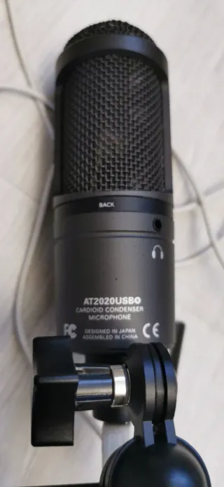 Micrófono Audio-Technica AT2020USB Negro