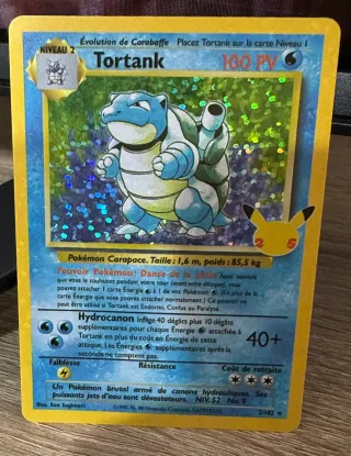 Carta Pokémon Blastoise Holo 2/102