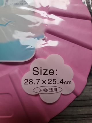 Gorro de ducha infantil rosa