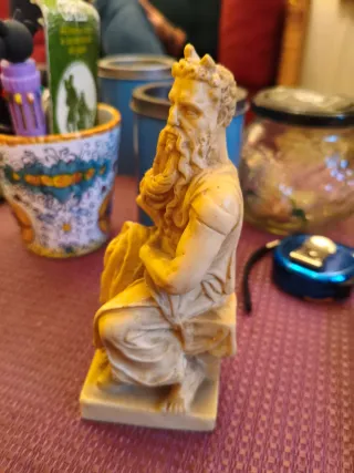 Riproduzione Mosè Michelangelo statuetta 16 cm