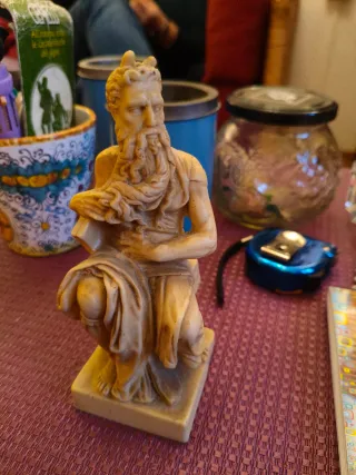 Riproduzione Mosè Michelangelo statuetta 16 cm