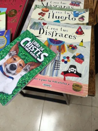 Libros de manualidades y cuentos català y castella