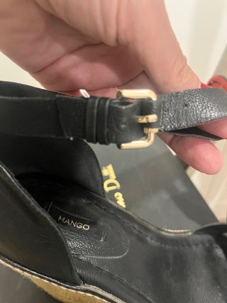 Sandalias Mango Negras