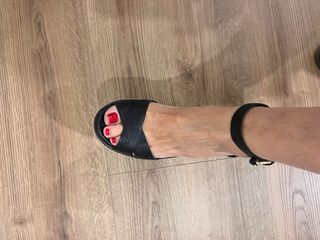 Sandalias Mango Negras