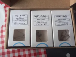 Resistencias RDACOILS FK1, CQ25, CQXS