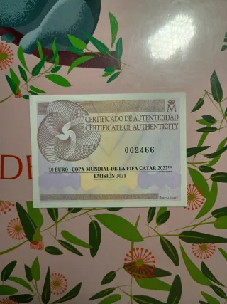 Moneda FIFA World Cup Qatar 2022 10€ Plata