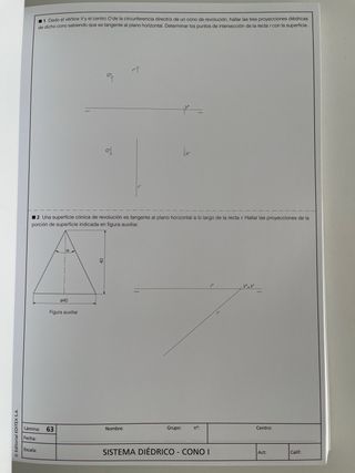 Dibujo técnico 2º Bachillerato.