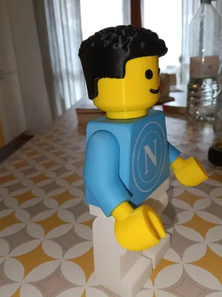 Minifigura Lego Riproduzione Napoli