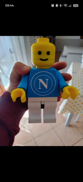 Minifigura Lego Riproduzione Napoli