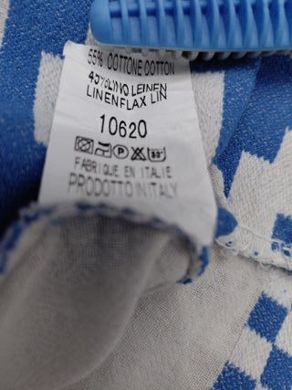 Túnica/Vestido XL con bordado azul