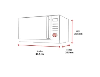Microondas blanco 20L