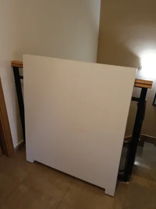 Juego 2 Cabeceros Ikea Madera Blanco