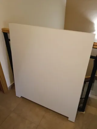 Juego 2 Cabeceros Ikea Madera Blanco