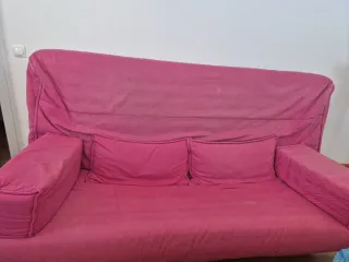 Sofá Cama Ikea Rosa 3 Plazas