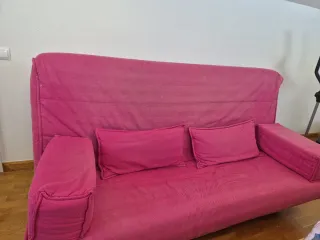 Sofá Cama Ikea Rosa 3 Plazas