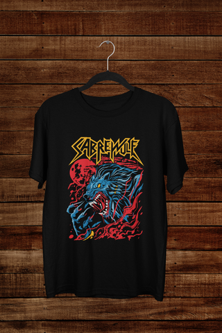 T-shirt Sabrewolf Lobo Lua Sangrenta