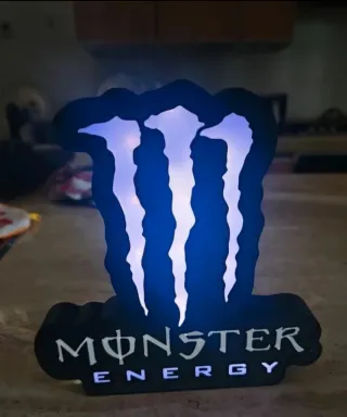Lampada LED Monster Energy