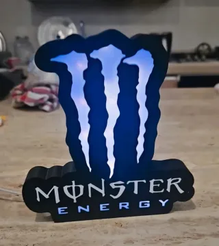 Lampada LED Monster Energy