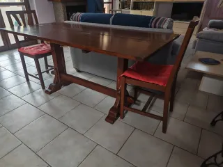 Tavolo Arte Povera Legno Massello