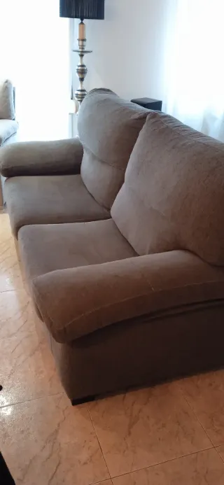 Sofá de 3 plazas en tela