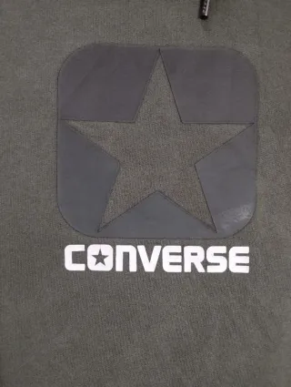 Felpa Converse con cappuccio grigia