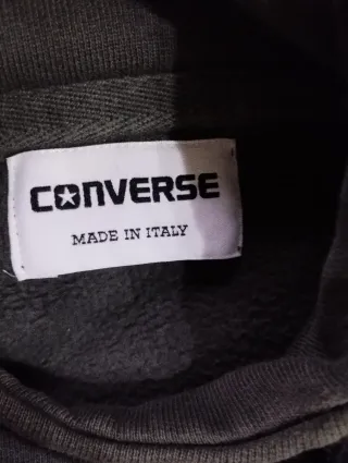 Felpa Converse con cappuccio grigia