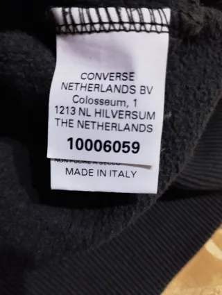 Felpa Converse con cappuccio grigia