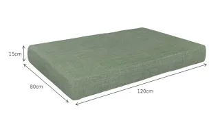 Cojines Sofá Palets Europalets Verde 6 Piezas