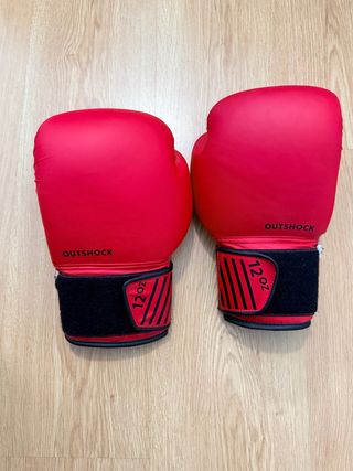 Guantes Boxeo Outshock 12 oz Rojos