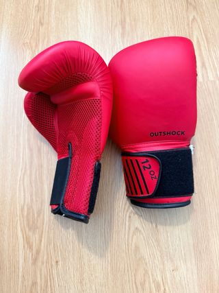 Guantes Boxeo Outshock 12 oz Rojos