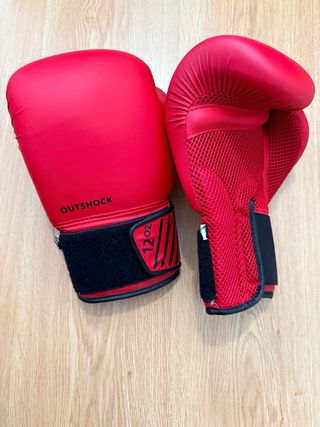 Guantes Boxeo Outshock 12 oz Rojos