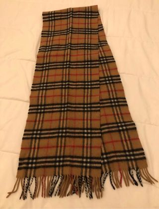 Sciarpa Burberry Check Beige e Multicolore