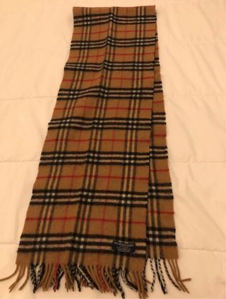 Sciarpa Burberry Check Beige e Multicolore