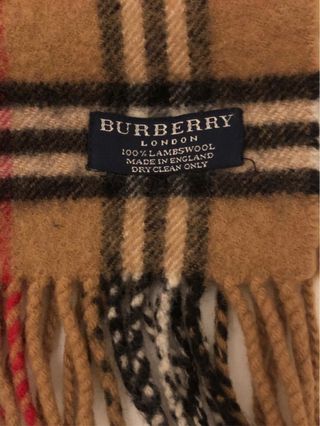 Sciarpa Burberry Check Beige e Multicolore