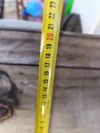 Antigua maleta de madera