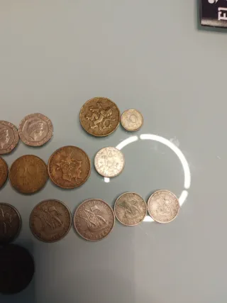 Lote monedas extranjeras