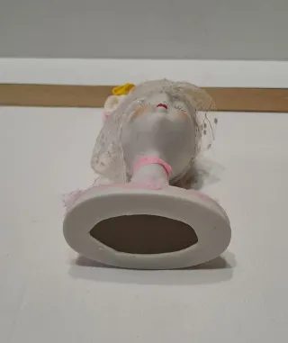 Busto bambola in ceramica