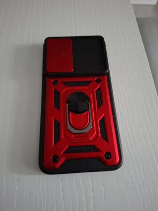 Funda Samsung A56 5G Roja y Negra